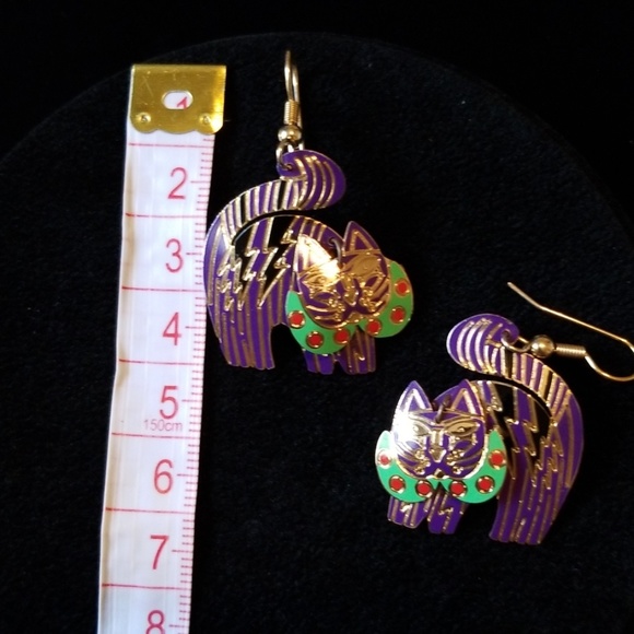 collection cat drop earrings - Picture 4 of 4